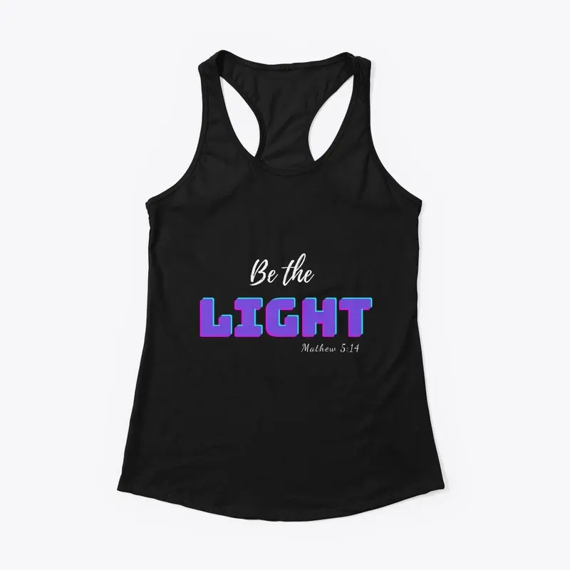 Be the Light Christian Dark tee